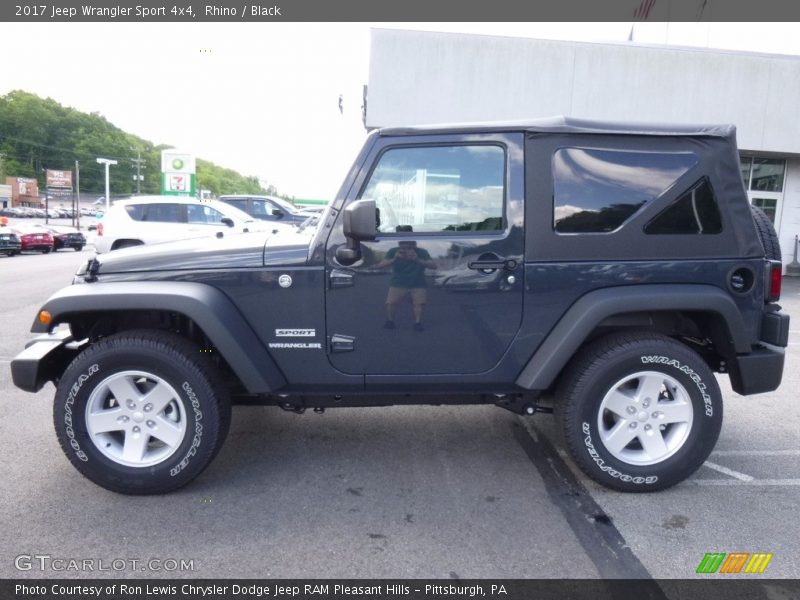 Rhino / Black 2017 Jeep Wrangler Sport 4x4