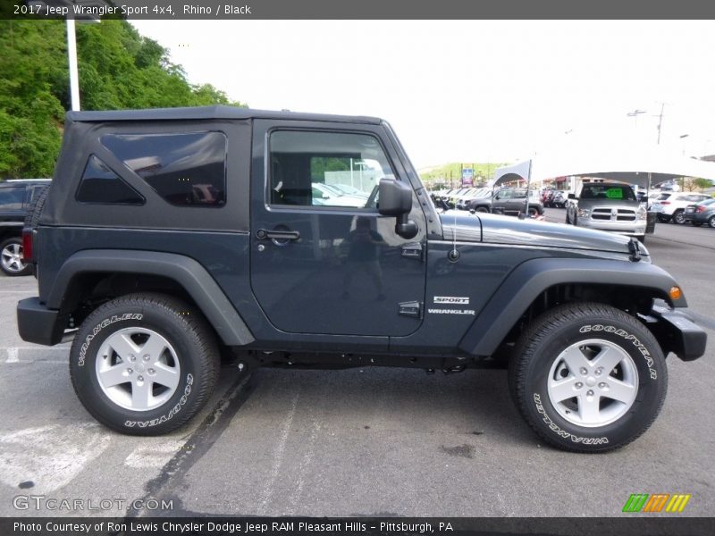 Rhino / Black 2017 Jeep Wrangler Sport 4x4