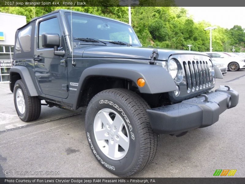 Rhino / Black 2017 Jeep Wrangler Sport 4x4