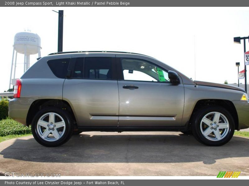 Light Khaki Metallic / Pastel Pebble Beige 2008 Jeep Compass Sport