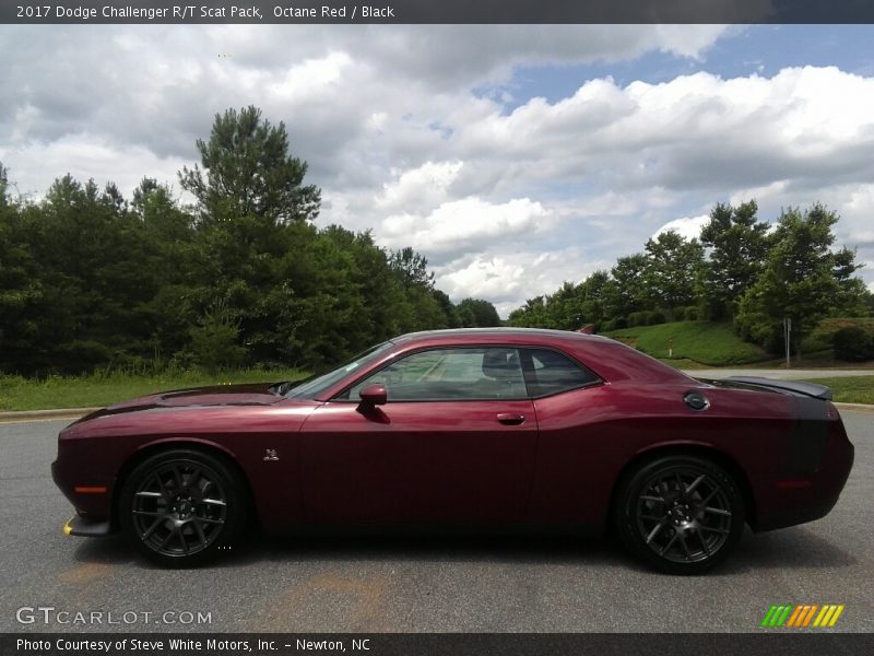 Octane Red / Black 2017 Dodge Challenger R/T Scat Pack