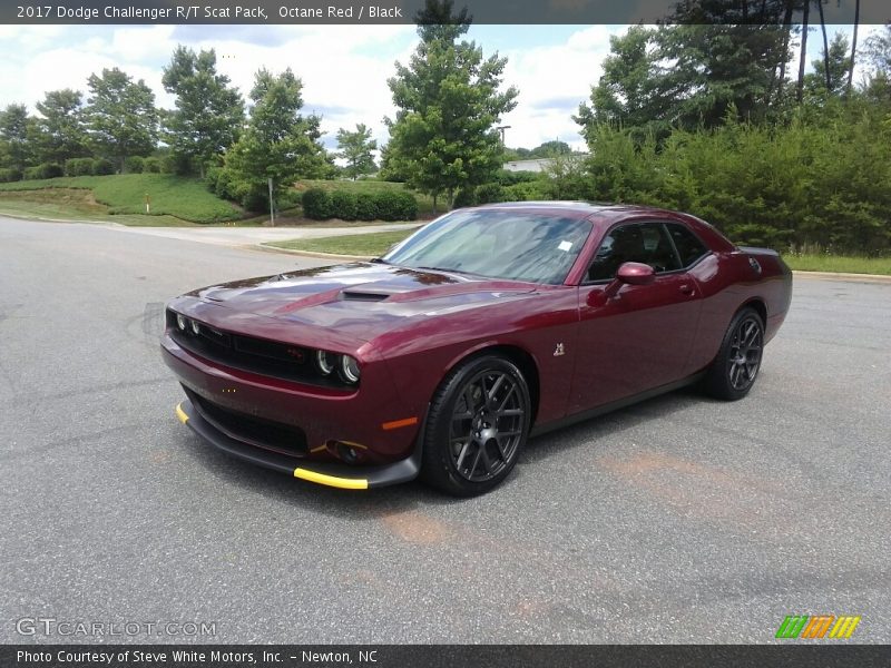 Octane Red / Black 2017 Dodge Challenger R/T Scat Pack