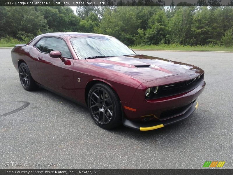 Octane Red / Black 2017 Dodge Challenger R/T Scat Pack