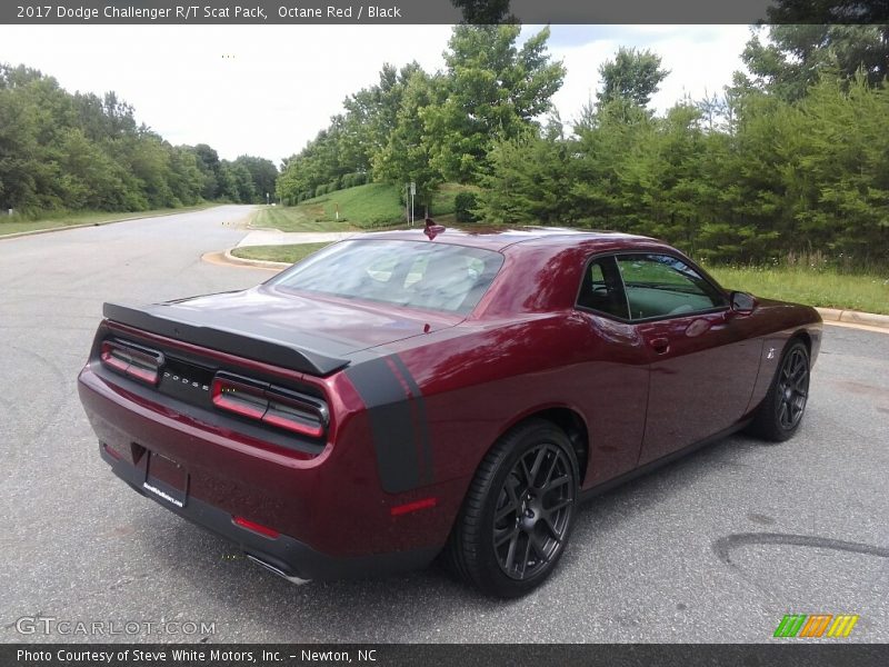 Octane Red / Black 2017 Dodge Challenger R/T Scat Pack