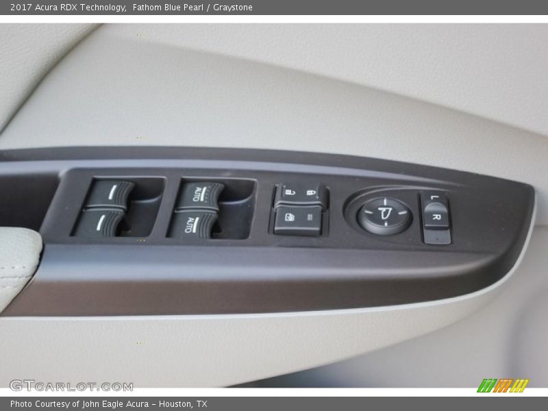 Fathom Blue Pearl / Graystone 2017 Acura RDX Technology