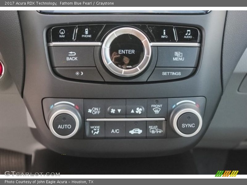 Fathom Blue Pearl / Graystone 2017 Acura RDX Technology