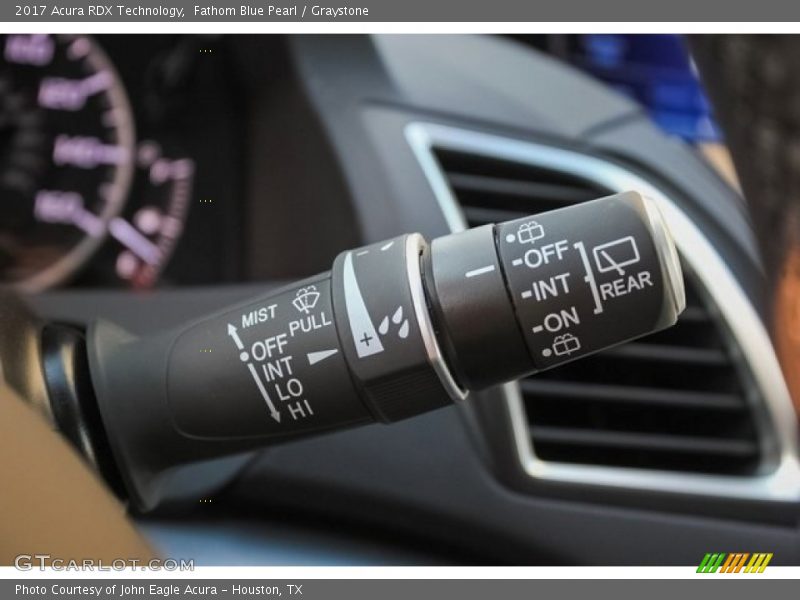 Fathom Blue Pearl / Graystone 2017 Acura RDX Technology