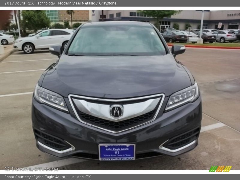 Modern Steel Metallic / Graystone 2017 Acura RDX Technology