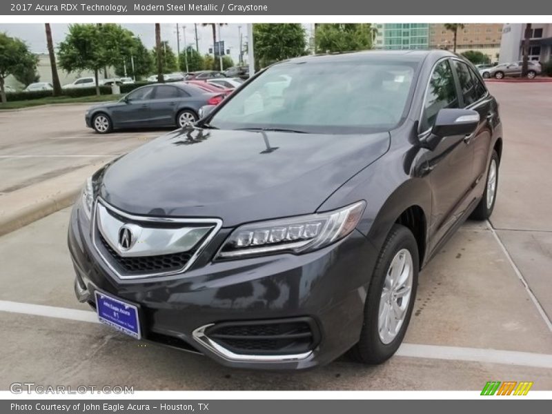 Modern Steel Metallic / Graystone 2017 Acura RDX Technology