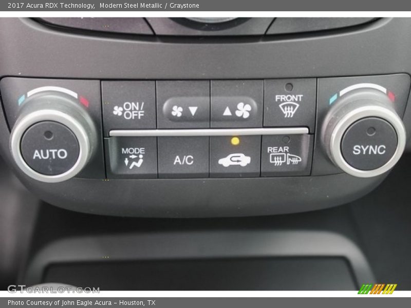 Modern Steel Metallic / Graystone 2017 Acura RDX Technology