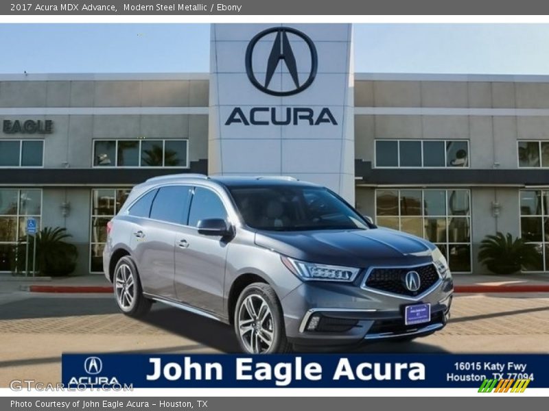 Modern Steel Metallic / Ebony 2017 Acura MDX Advance
