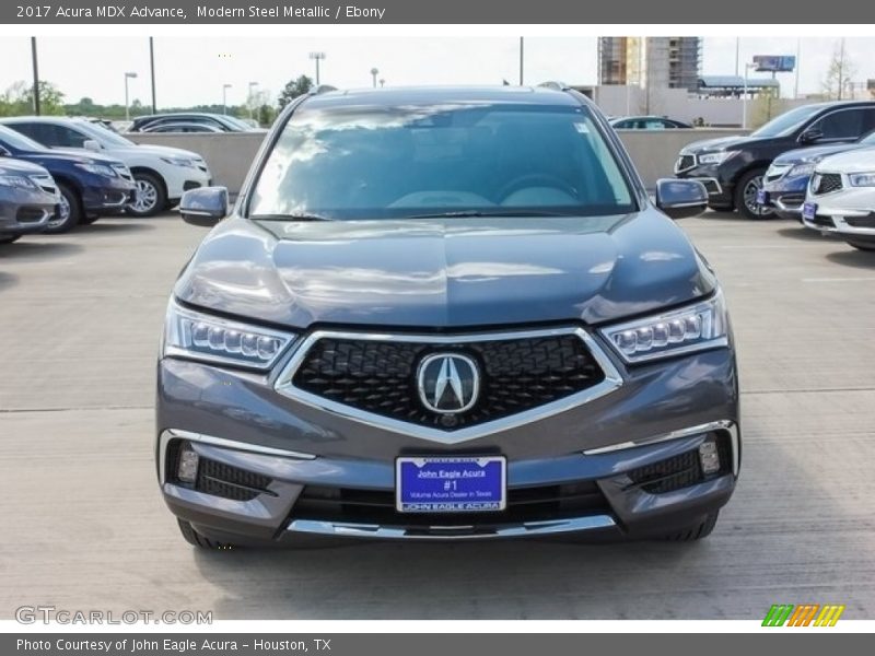 Modern Steel Metallic / Ebony 2017 Acura MDX Advance
