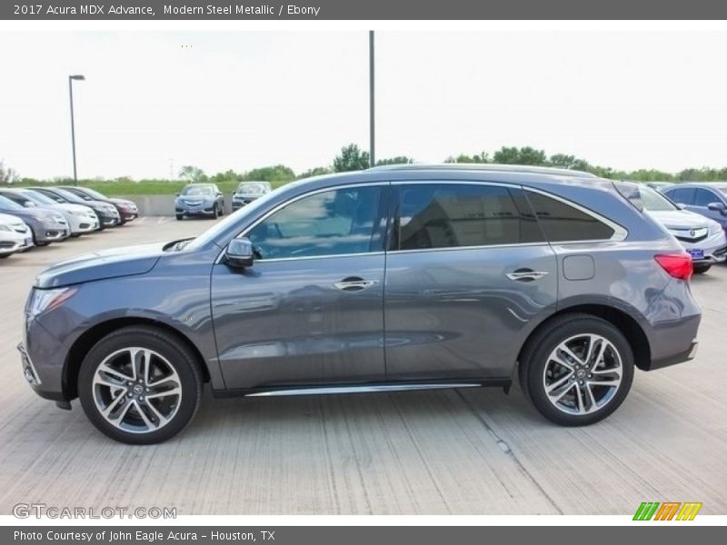 Modern Steel Metallic / Ebony 2017 Acura MDX Advance