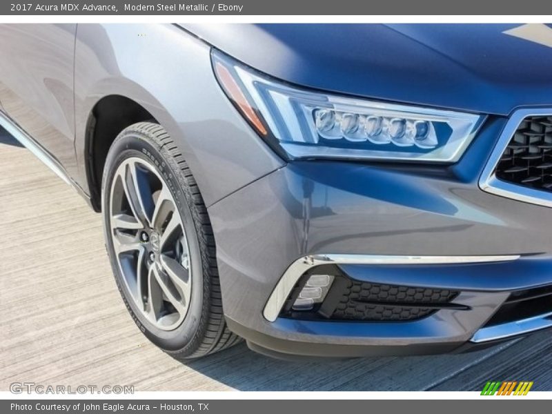 Modern Steel Metallic / Ebony 2017 Acura MDX Advance