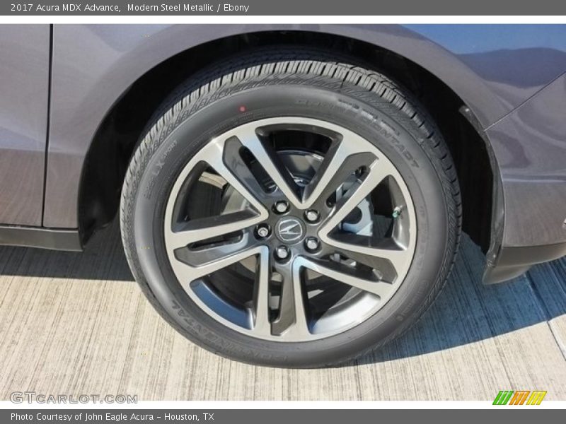 Modern Steel Metallic / Ebony 2017 Acura MDX Advance