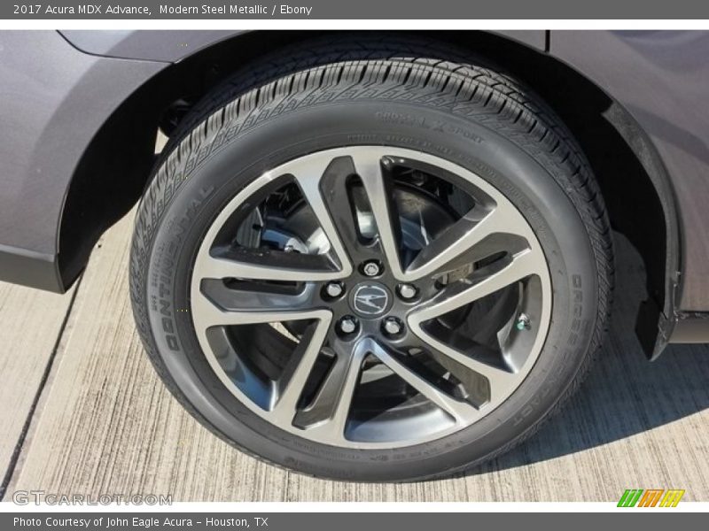Modern Steel Metallic / Ebony 2017 Acura MDX Advance