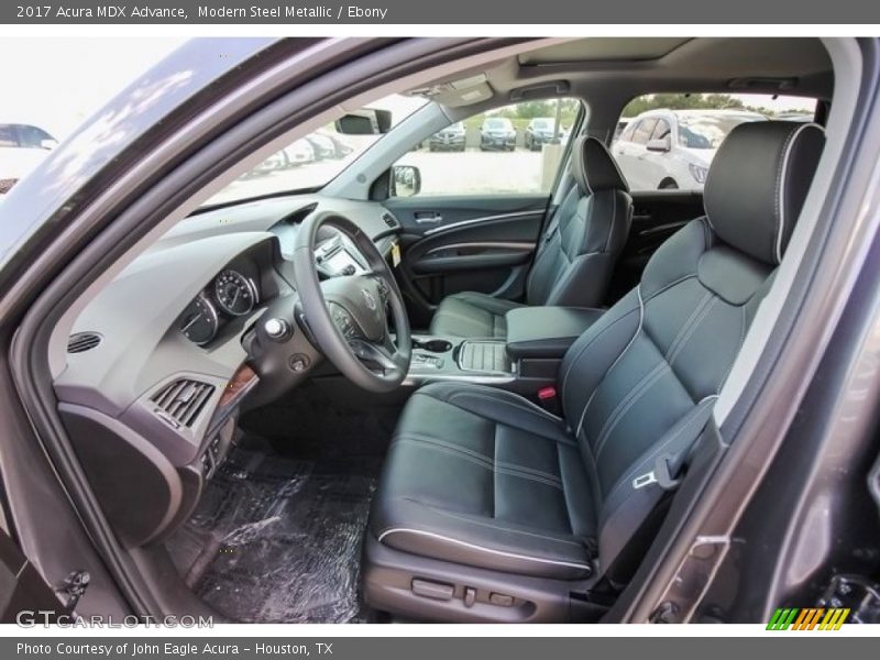 Modern Steel Metallic / Ebony 2017 Acura MDX Advance