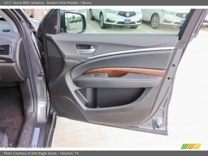 Modern Steel Metallic / Ebony 2017 Acura MDX Advance