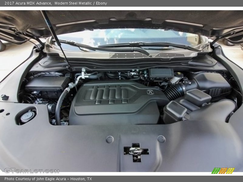 Modern Steel Metallic / Ebony 2017 Acura MDX Advance