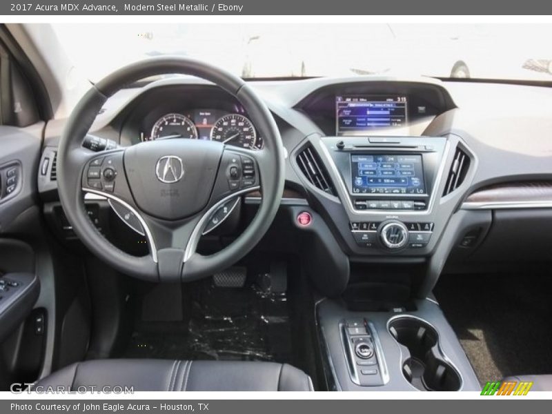 Modern Steel Metallic / Ebony 2017 Acura MDX Advance