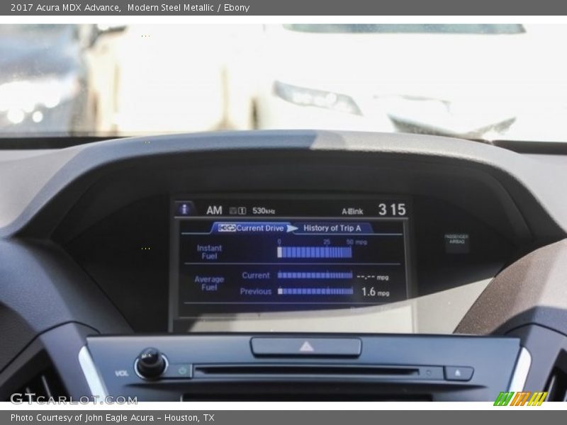 Modern Steel Metallic / Ebony 2017 Acura MDX Advance