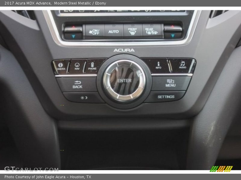 Modern Steel Metallic / Ebony 2017 Acura MDX Advance