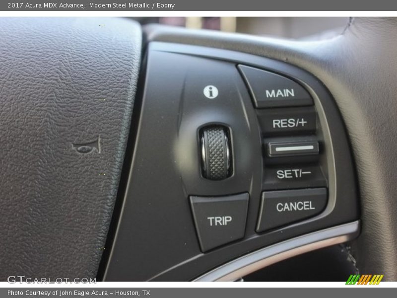 Modern Steel Metallic / Ebony 2017 Acura MDX Advance