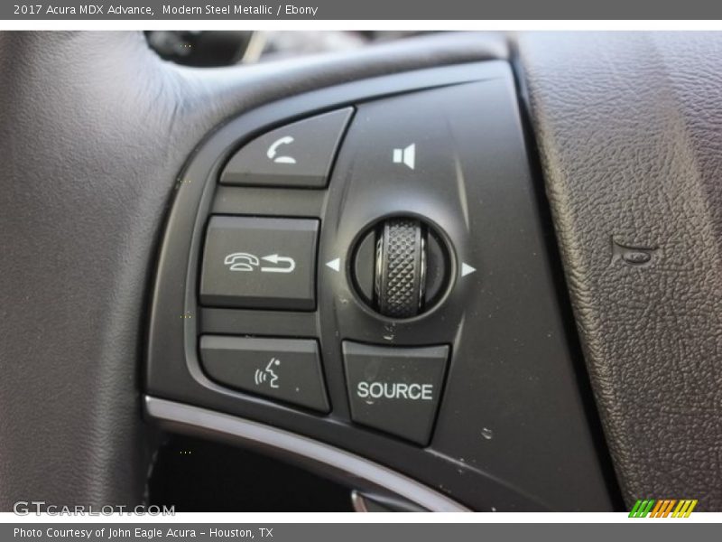 Modern Steel Metallic / Ebony 2017 Acura MDX Advance