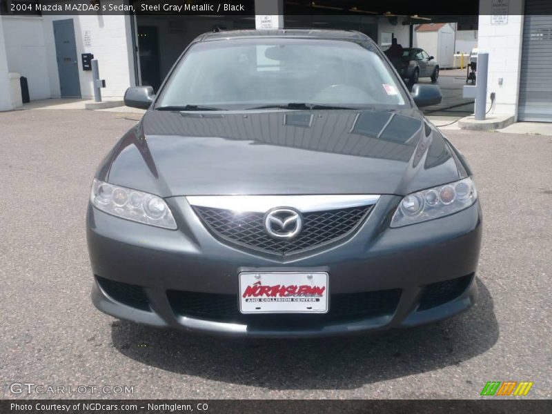 Steel Gray Metallic / Black 2004 Mazda MAZDA6 s Sedan