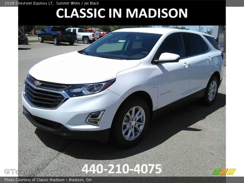 Summit White / Jet Black 2018 Chevrolet Equinox LT