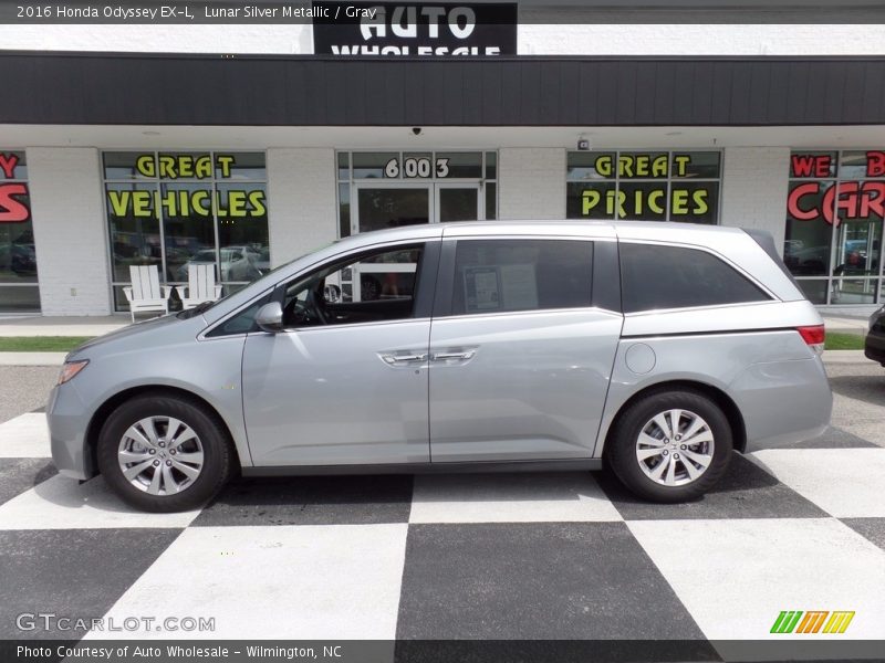 Lunar Silver Metallic / Gray 2016 Honda Odyssey EX-L