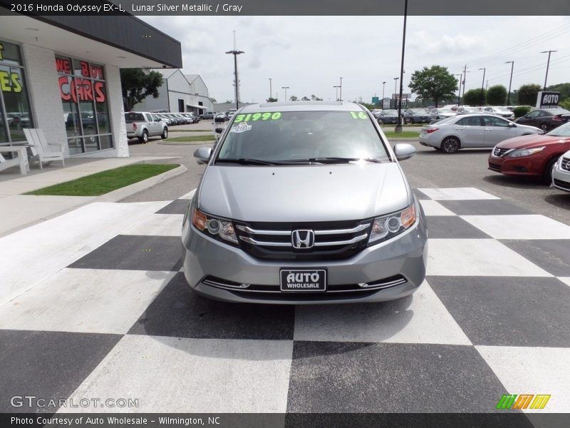 Lunar Silver Metallic / Gray 2016 Honda Odyssey EX-L