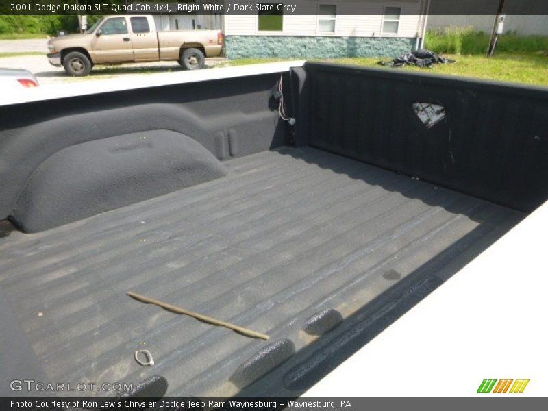 Bright White / Dark Slate Gray 2001 Dodge Dakota SLT Quad Cab 4x4