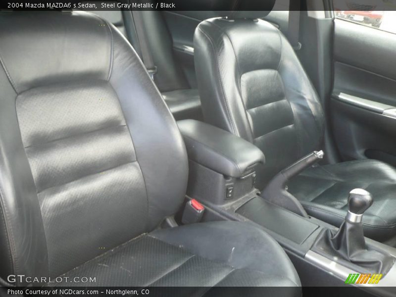 Steel Gray Metallic / Black 2004 Mazda MAZDA6 s Sedan