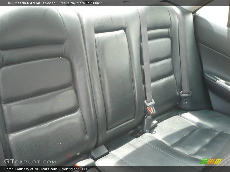 Steel Gray Metallic / Black 2004 Mazda MAZDA6 s Sedan