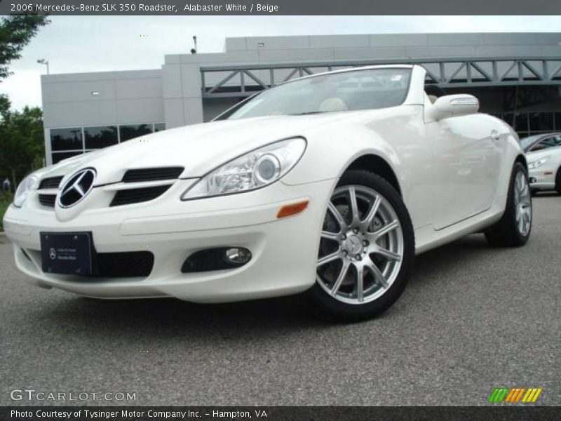 Alabaster White / Beige 2006 Mercedes-Benz SLK 350 Roadster