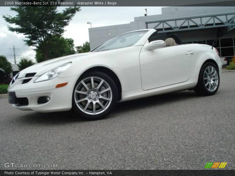 Alabaster White / Beige 2006 Mercedes-Benz SLK 350 Roadster
