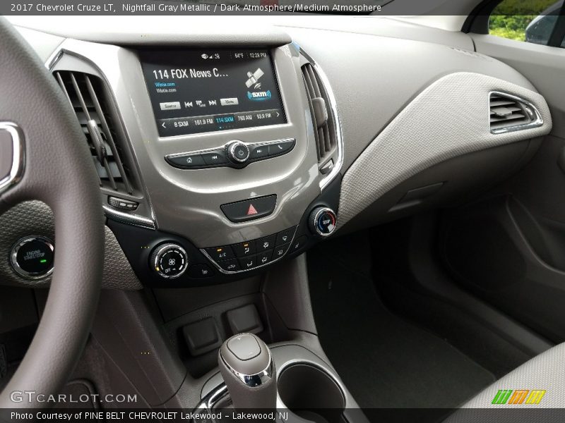 Nightfall Gray Metallic / Dark Atmosphere/Medium Atmosphere 2017 Chevrolet Cruze LT
