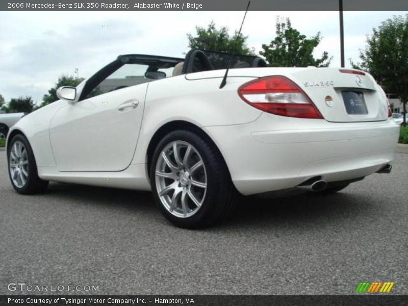 Alabaster White / Beige 2006 Mercedes-Benz SLK 350 Roadster
