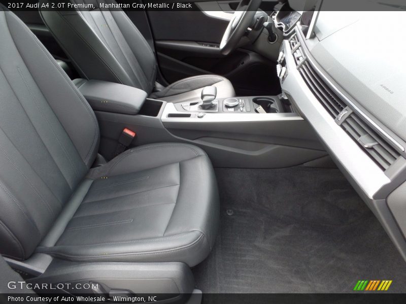 Manhattan Gray Metallic / Black 2017 Audi A4 2.0T Premium