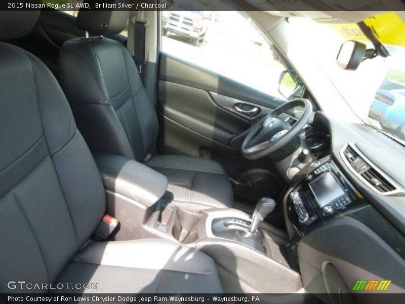 Brilliant Silver / Charcoal 2015 Nissan Rogue SL AWD