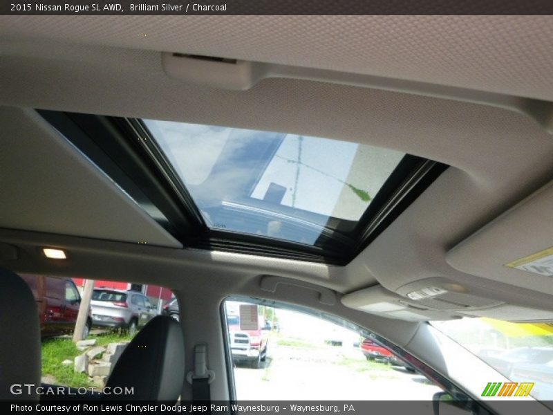 Brilliant Silver / Charcoal 2015 Nissan Rogue SL AWD