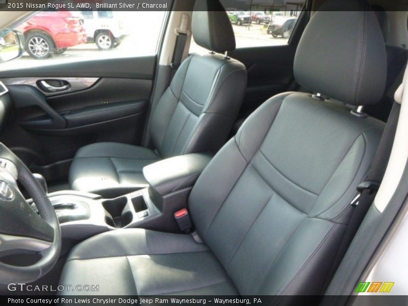 Brilliant Silver / Charcoal 2015 Nissan Rogue SL AWD