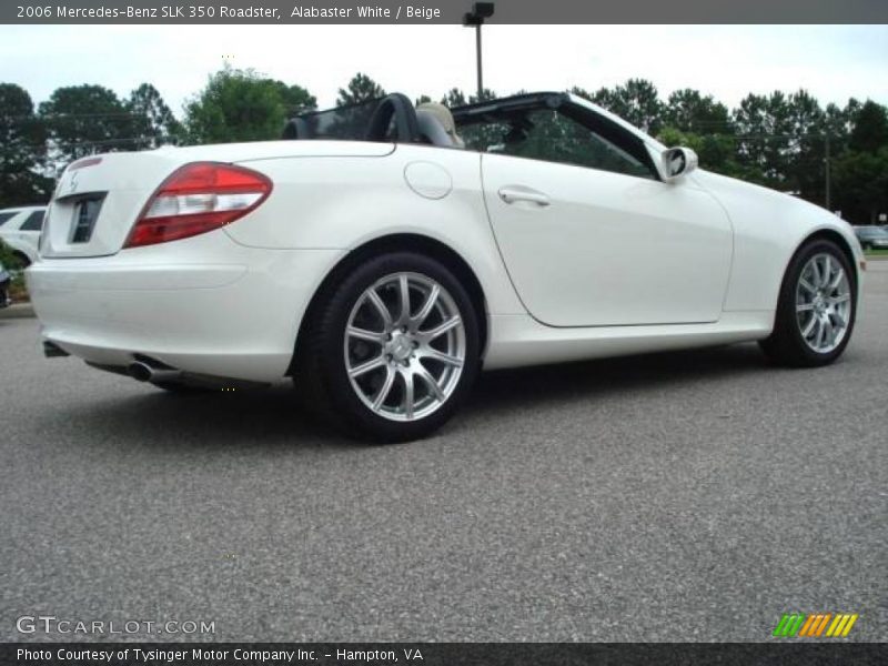 Alabaster White / Beige 2006 Mercedes-Benz SLK 350 Roadster