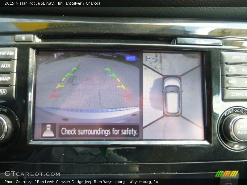 Brilliant Silver / Charcoal 2015 Nissan Rogue SL AWD