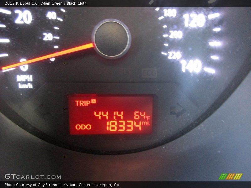 Alien Green / Black Cloth 2013 Kia Soul 1.6