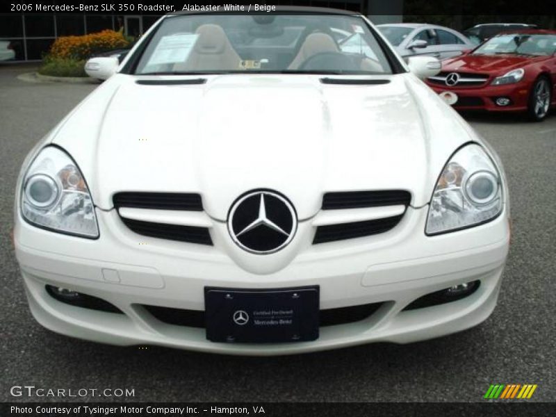Alabaster White / Beige 2006 Mercedes-Benz SLK 350 Roadster