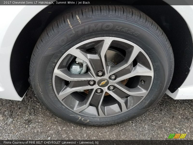 Summit White / Jet Black 2017 Chevrolet Sonic LT Hatchback