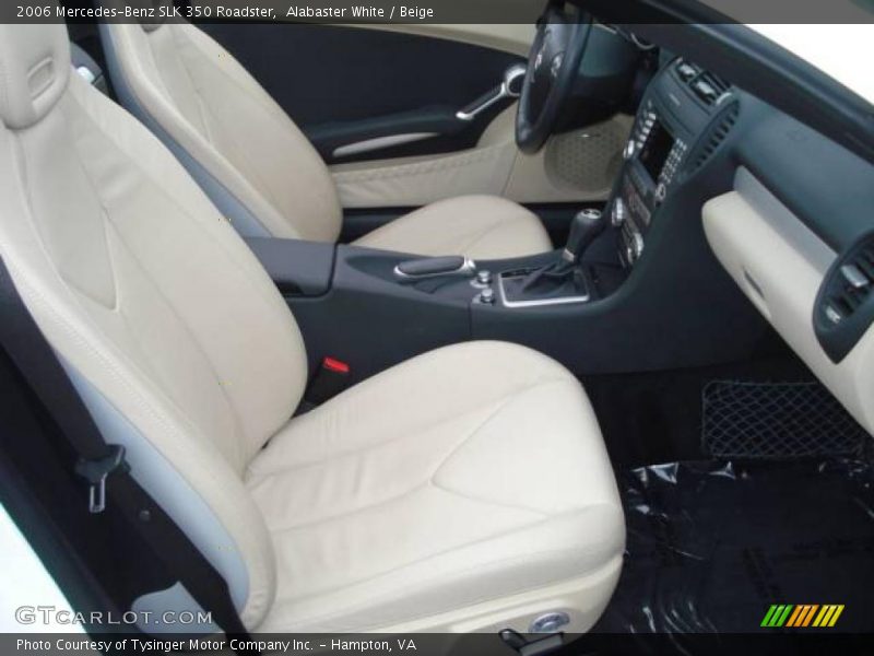 Alabaster White / Beige 2006 Mercedes-Benz SLK 350 Roadster
