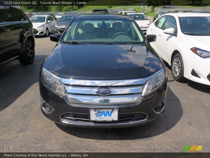 Tuxedo Black Metallic / Camel 2010 Ford Fusion SEL